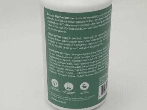 SHAPIRO MD Hair Therapy Conditioner 8 fl oz ~ DHT Blocking, Sulfate Free - Picture 2 of 6