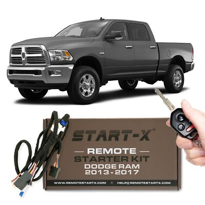 #ad Remote Start Kit For 20132017 Ram Pickup Truck 1500 2500 3500 Key Start $229.46