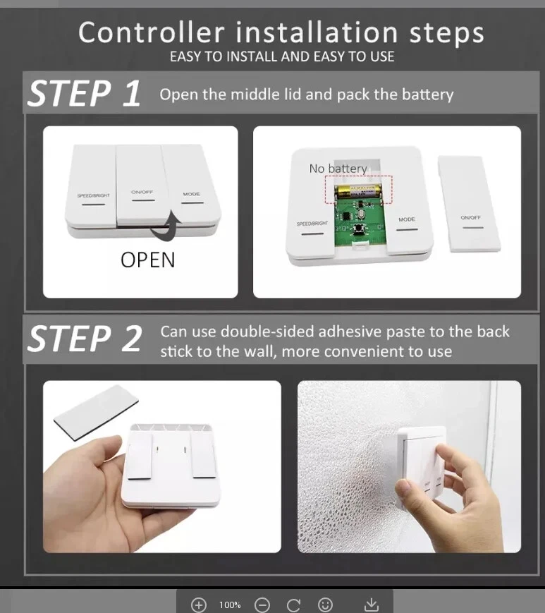 Controlador LED de 3 teclas para WS2811 WS2812B 5050 blanco WW NW agua corriente que fluye Foto 4 de 4