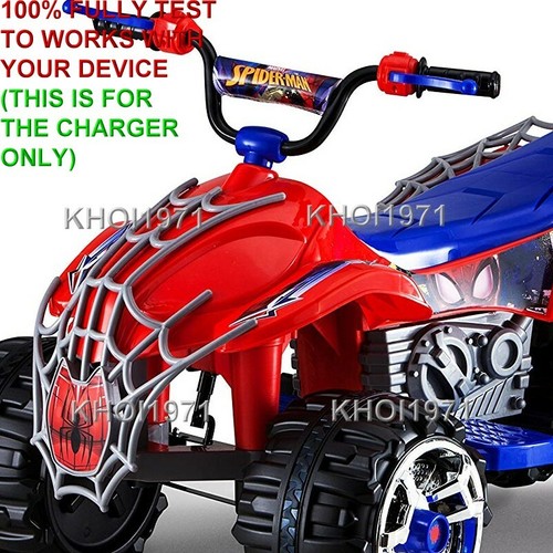 WALL charger AC adapter =01FOR KT1301I Kid Trax Spiderman Power ATV 12V ride on - Picture 3 of 5