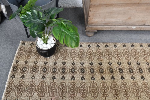 Antique Rug, Vintage Rugs, Art Rug, 4.2x7.7 ft Area Rug, Floor Rug, Turkish Rug - Picture 5 of 6