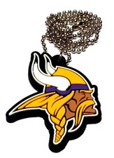 MINNESOTA VIKINGS PENDANT 21" CHAIN LOGO SOFT PLASTIC NEW LICENSED NFL CHARM