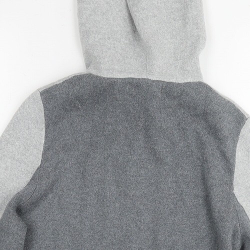 Sudadera con Capucha Rachel Zoe Mujer Gris Algodón Cremallera Completa Talla S Cremallera - Imagen 4 de 10