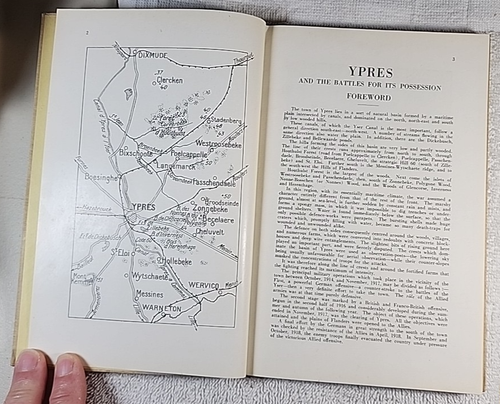 Vtg 1920 Michelin WW1 Battlefield Guide "YPRES" Maps Photos Dust Jacket History - Bild 13 von 23