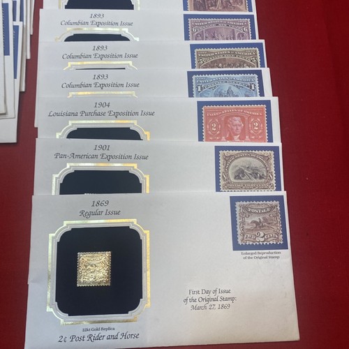 30 Primer Día Edición De Sello Original/Oro 22KT - Imagen 9 de 10