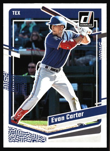 2023 Donruss #148 Evan Carter | Baseball Card