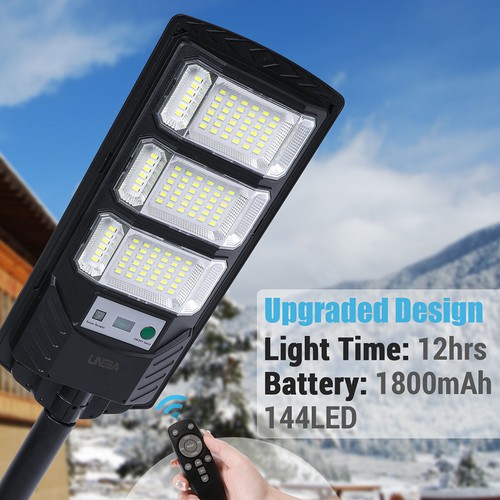 1000W 3 Modes LED Solar Light Motion Sensor Outdoor Flood Lamp Street Wall Yard - Picture 12 of 81