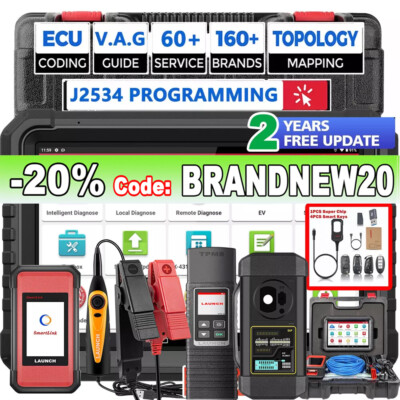 2026 LAUNCH X431 PRO3S+ Elite PRO5 Car Truck Diagnostic Tool J2534 Pr-gr-mming