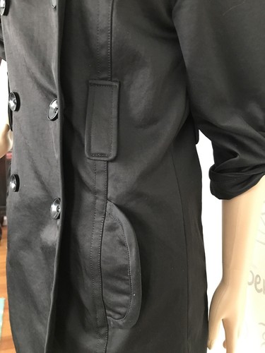 Piper Lane black double breasted Jacket /coat women size 12 Fashion - Picture 11 of 12