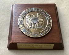 NSA Bronze Medal Capitol Bicentennial 1793-1993, General A.M. Gray U.S.M.C.