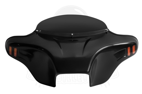 Batwing Fairing Windshield W Led 4 Suzuki VL800K intruder volusia 01-13 Painted - Picture 4 of 4