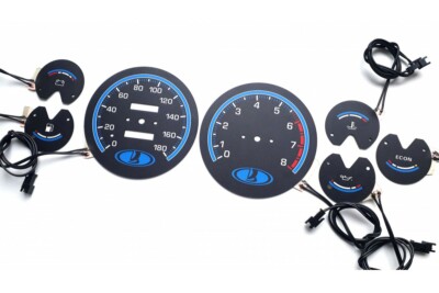 Lada 2107 PLASMA TACHO GLOW GAUGES TACHOSCHEIBEN DIALS design 2 glow gauge plasm
