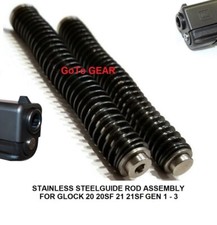 Stainless Steel Recoil Guide Rod with spring for Glock 20 20SF 21 21SF Gen 1-3