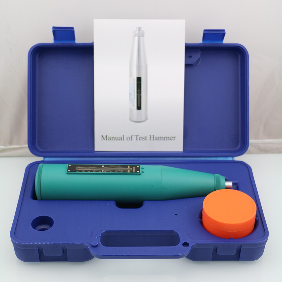 New HT-225B Resiliometer Concrete Rebound Hammer Tester NDT Concrete 0 ...