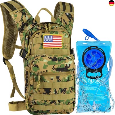 Zavothy Hydration Backpack with 2L Hydration Bladder Water Backpack for Hiking