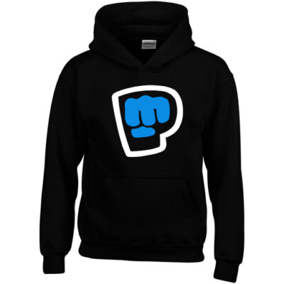 Pewdiepie Kids Hoodie Boy Girl Youtuber Vlogger Hooded Top Fist Bro Gamer Shirt