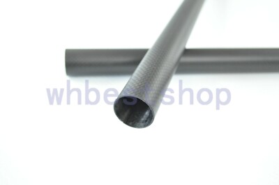 3K Carbon Fiber Tube OD8mm x ID6mm x L500mm Rolled Pipe 8mm DIY Rod 2pcs Matt