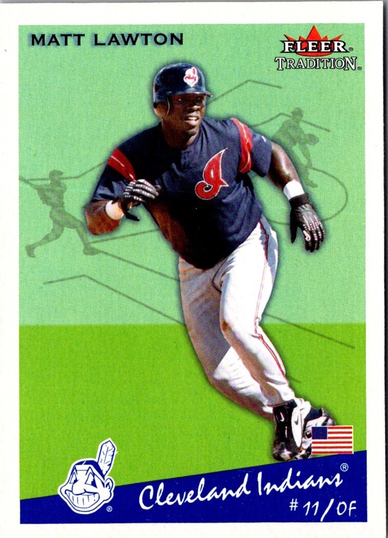 2002 Fleer Tradition Update Matt Lawton U236 Cleveland Indians