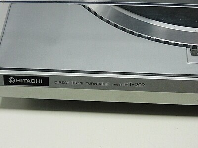 Rare Vintage Hitachi HT-202 Direct Drive Turntable Unitorque Motor