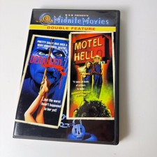 Midnite Movies Double Feature~Deranged~Motel Hell~DVD Movies~Cult~Creepy~Horror