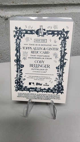 2024 Topps Allen & Ginter Cody Bellinger reliquia #AGR-CBE Chicago Cubs - Foto 2 di 2