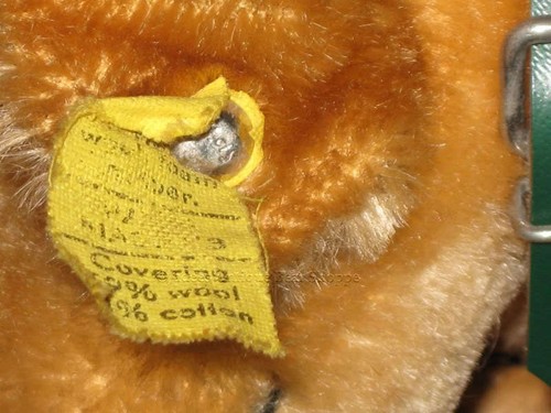 Steiff Original Mohair Bazi Dachshund Dog Puppy Button & Tag 4160/14 ID - Picture 5 of 5