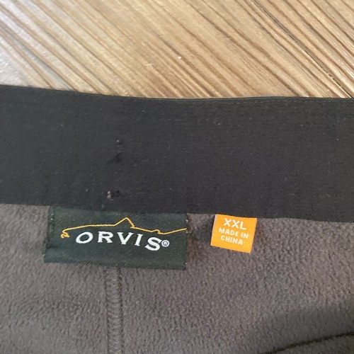 Orvis Mens Pants 2XL XXL Gray Jogger Sweatpants Fleece Track Lounge - Picture 5 of 12