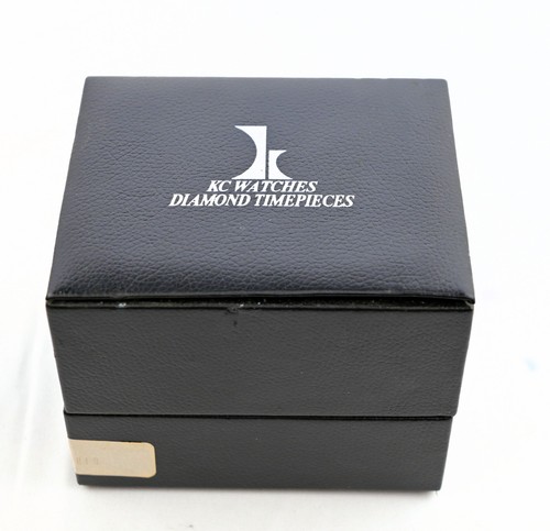 Diamond Time Piece Techno com by KC w/ Original Box & Links - Picture 8 of 8