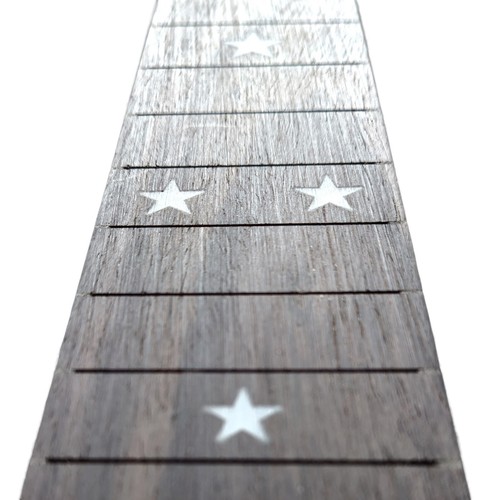 25.5" Scale Rosewood 42mm 24 Fret Fretboard MOP Star Inlay Guitar Fingerboard - Picture 3 of 4