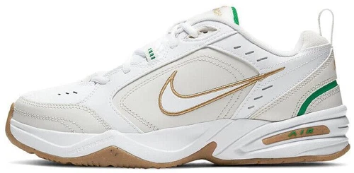 Nike Air Monarch IV White Lucky Green Gold