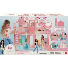 Hearth & Hand Joanna Gaines Barbie Townhouse Playset 3-Level Dollhouse 40 Pcs