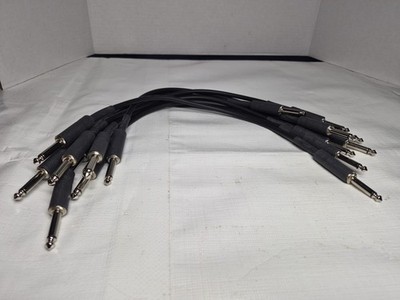 9 units - 18 inch pedal  effects patch  instrument cable using Mogami 2524 wire