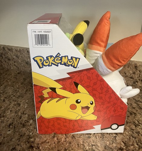 Pokémon 25th Ann. 8” Plush Set Galar Edition w/ Pikachu Scorbunny Sobble Grookey - Picture 6 of 8