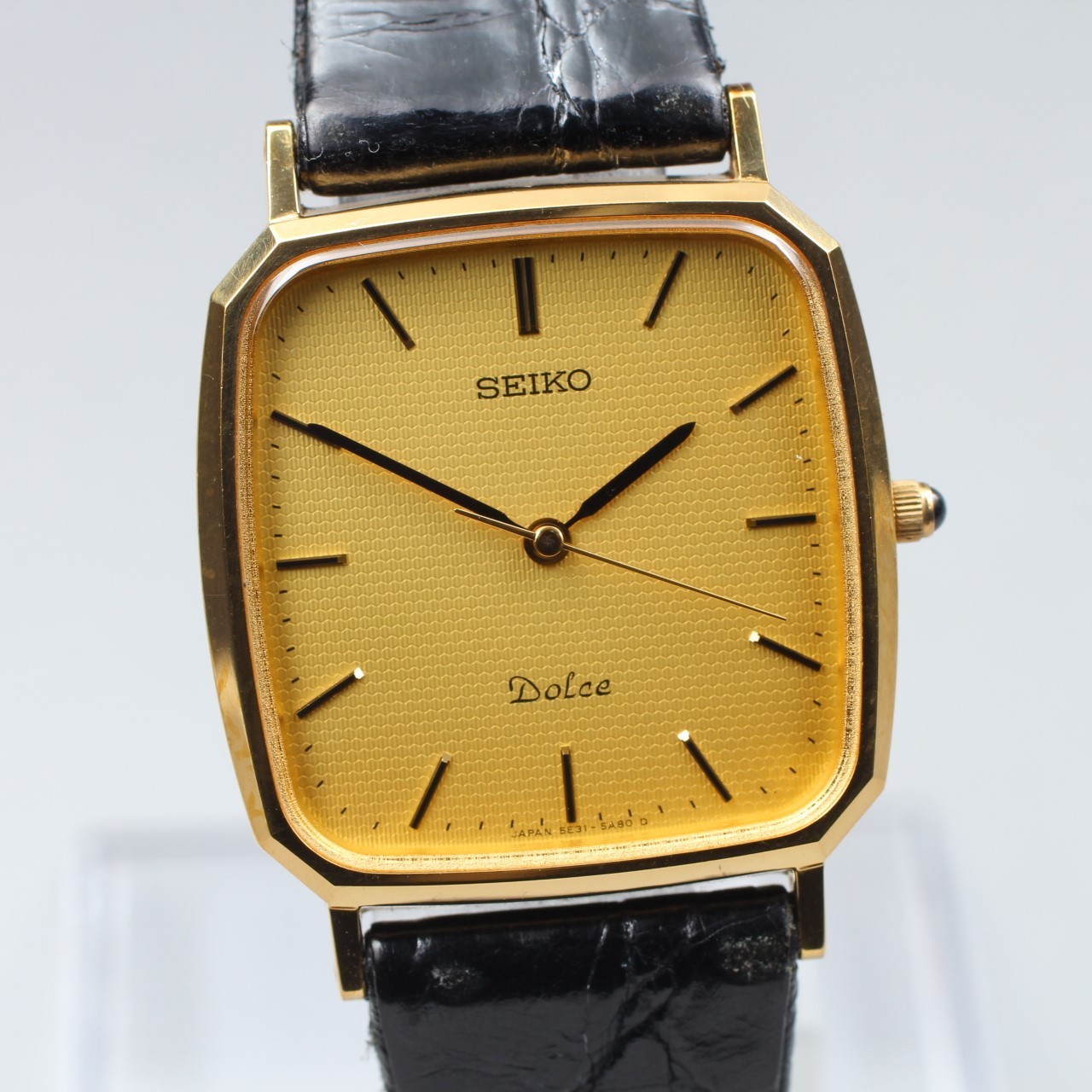 Dolce Vintage Quartz Mint] 5E31-5A80 [Near SEIKO Watch SGP JAPAN Gold Men's 1991 - vintagewatches.pk