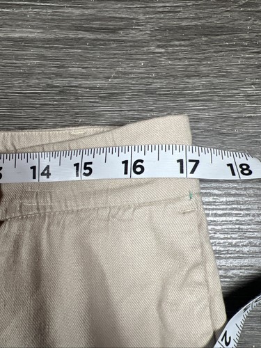 J Jill Leinen Stretch Capri Hose Größe 12 Hellbeige 34X24 - Bild 5 von 7
