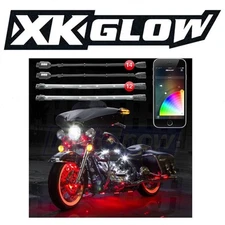 XK Glow KS-MOTO-PRO Advanced Chrome Light Kit for Electrical Lights & hr