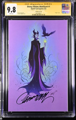 #ad Disney Villains Maleficent #1 1:250 Campbell CGC 9.8 Signed J. Scott Campbell $249.95