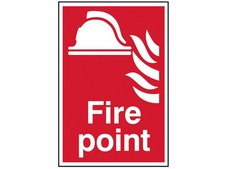Image of Scan Fire Point - PVC Sign 200 x 300mm SCA1451