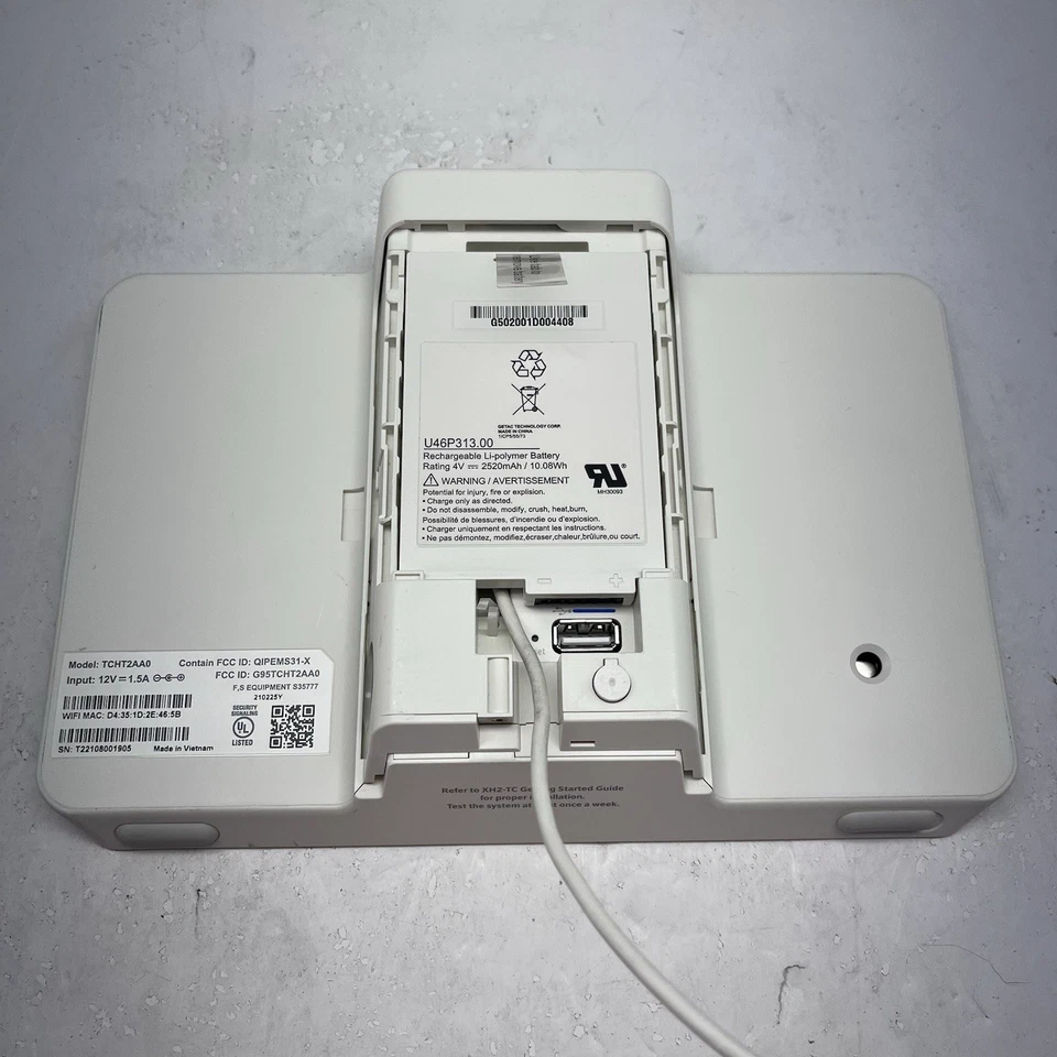 Comcast Xfinity XH1-TC Security Touchscreen Control Panel TCHT2AA0 Sold As Is C4 - Image 4 of 4