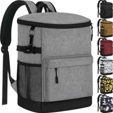 Cooler Backpack 33 Cans Backpack Coolers Insulated Leak Proof Soft Beach Cool...