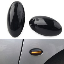 1 Pair Led Dynamic Signal Side Marker Light For Peugeot 307 206 607 For Citroen