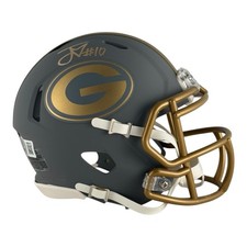 Jordan Love Signed Autographed Green Bay Packers SLATE Mini Helmet Beckett BAS