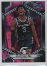 2023-24 Bowman U Best Pink Lava Refractor 89/100 Jaden Akins #58 10j9