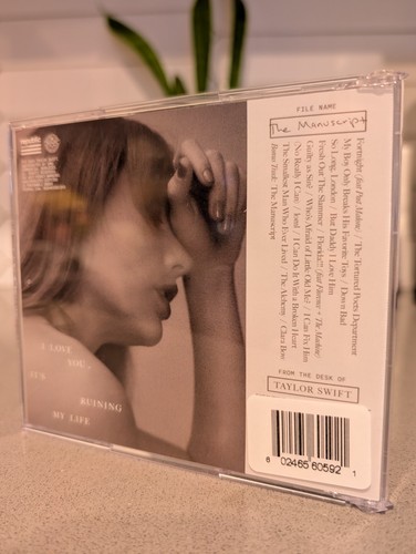 Tortured Poets Department CD Bonus TTPD The Manuscript Hand Signed Insert #3 - Picture 7 of 8