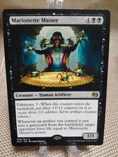 Kaladesh Marionette Master MTG English Black Ink Error Card Used