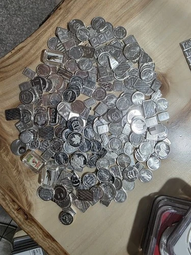 Lot of 30- 1 Gram Silver BARS/ROUNDS.999 Fine Pure Silver