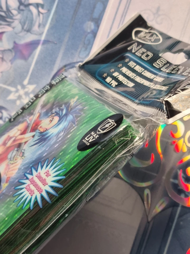 Max Neo Sleeves - 50 Girl samurai sleeves - Yugioh card sleeves TCG OCG MTG CCG - Image 3 of 4
