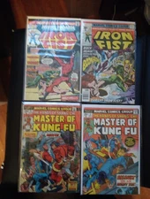 Iron Fist-Master Of Kung Fu Comic Lot
