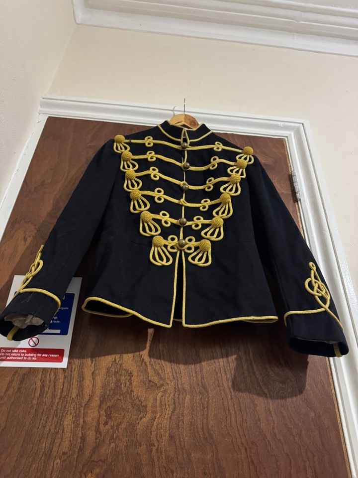 Royal Protection Officers Edwardian Hussar Cavalry Crimean War Royal Fusiliers Officers Tunic ...