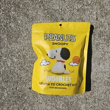 The Woobles Peanuts Snoopy Learn To Crochet Kit  Hook New Complete Kit